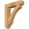 Ekena Millwork Imperial Arts and Crafts Rough Sawn Bracket w/ Offset Brace, Western Red Cedar, 8"W x 36"D x 40"H BKT0806X36X40IMP03RWR - alternate 1